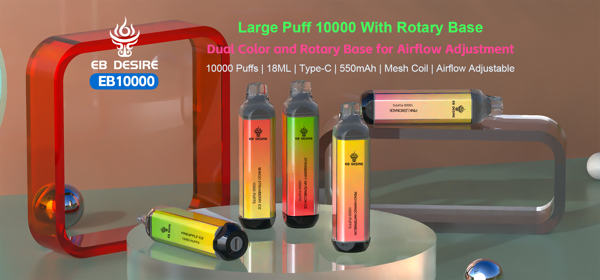EB DESIRE Puff 10000 Dual Color Disposable Vape Dengan Rotary Base (1)