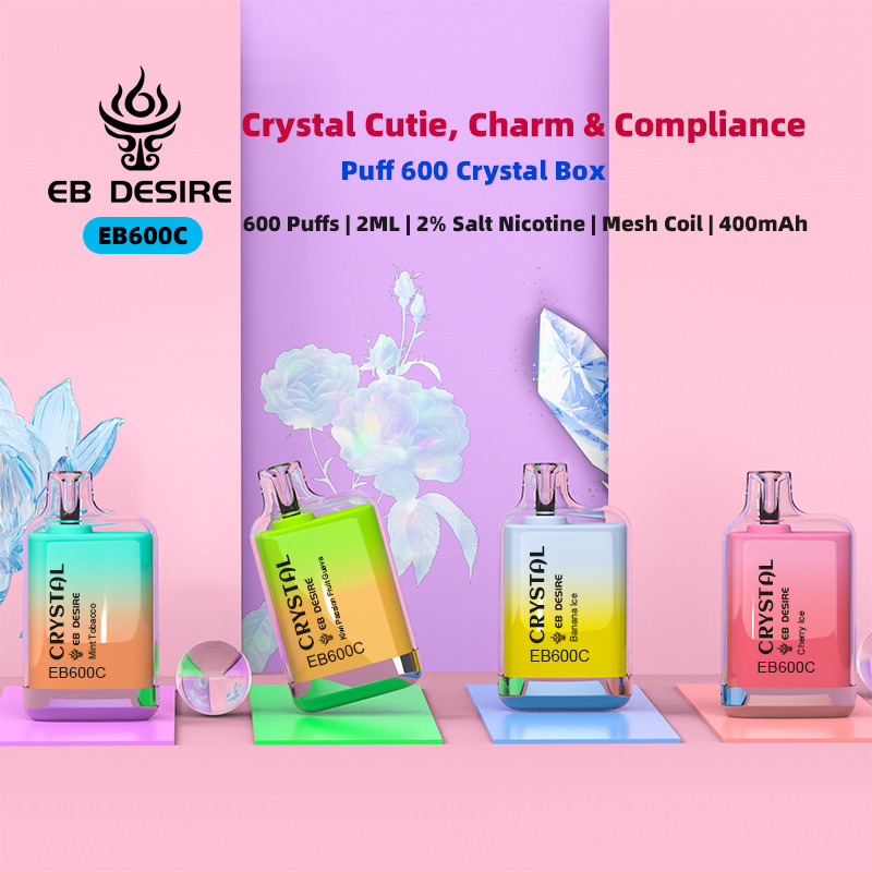 EB DESIRE Puff 600 Crystal Box Vape dùng một lần quyến rũ (1)